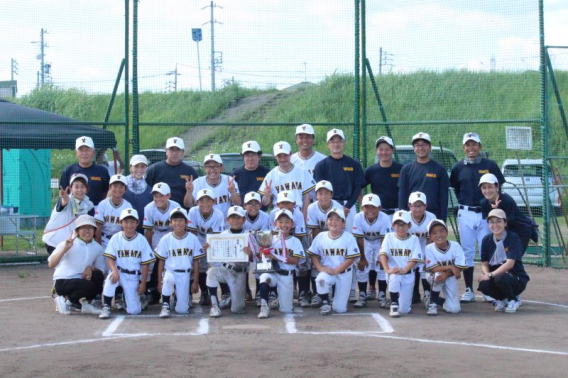 7/31(日) 高蔵寺ニュータウン少年野球リーグ夏季大会（Bチーム）で優勝しました！